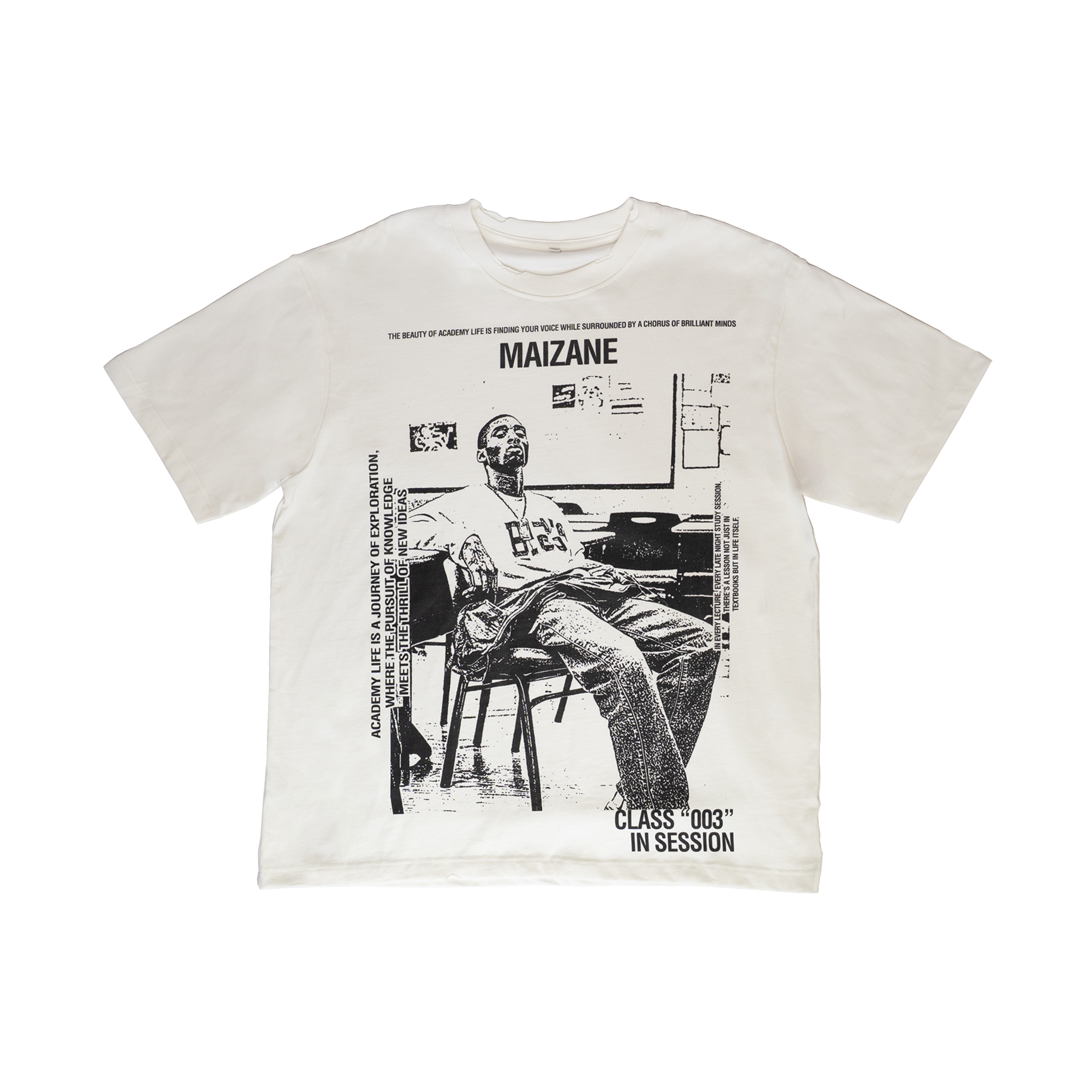 "Class 003" Distressed Vintage Tee